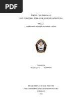 Download Teknologi Informasi Dan Perannya Terhadap Kehidupan Manusia by Hariz Setyawan SN85325782 doc pdf