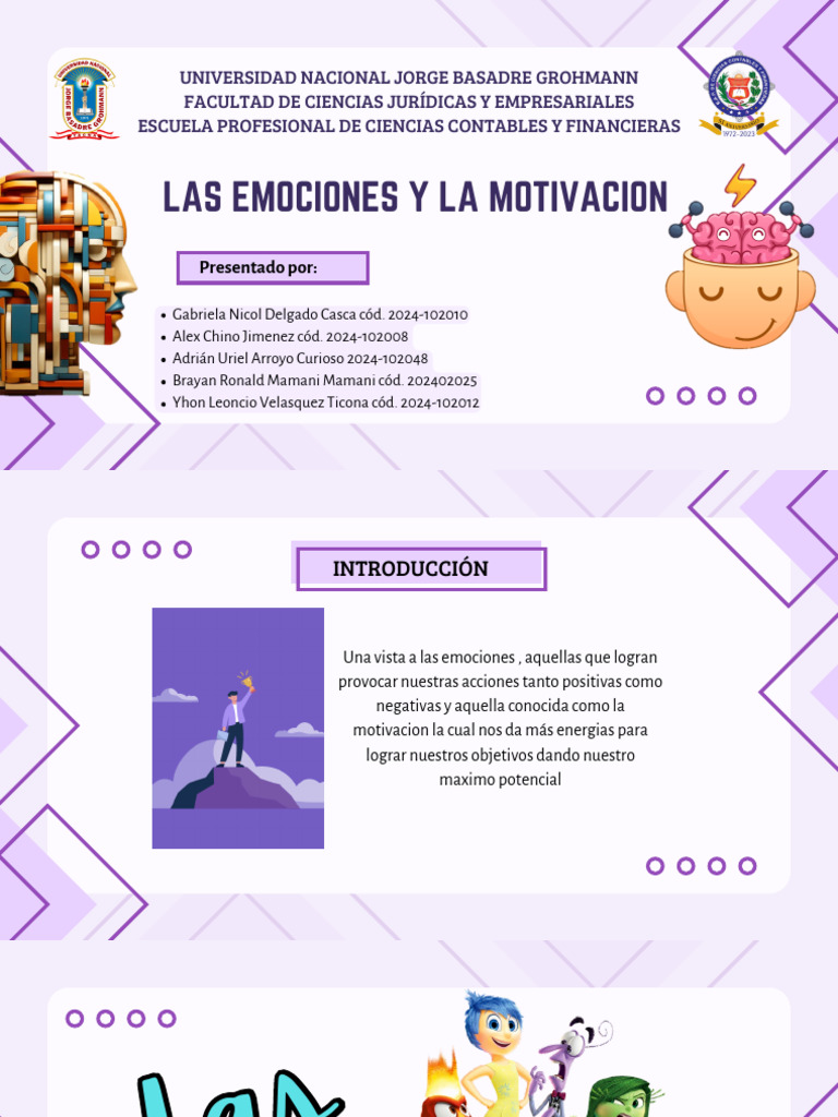 Las Emociones y Motivación | PDF | Motivación | Motivacional