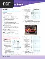 Grade 9 Linear Relations Exam Review | PDF | Numbers | Speed