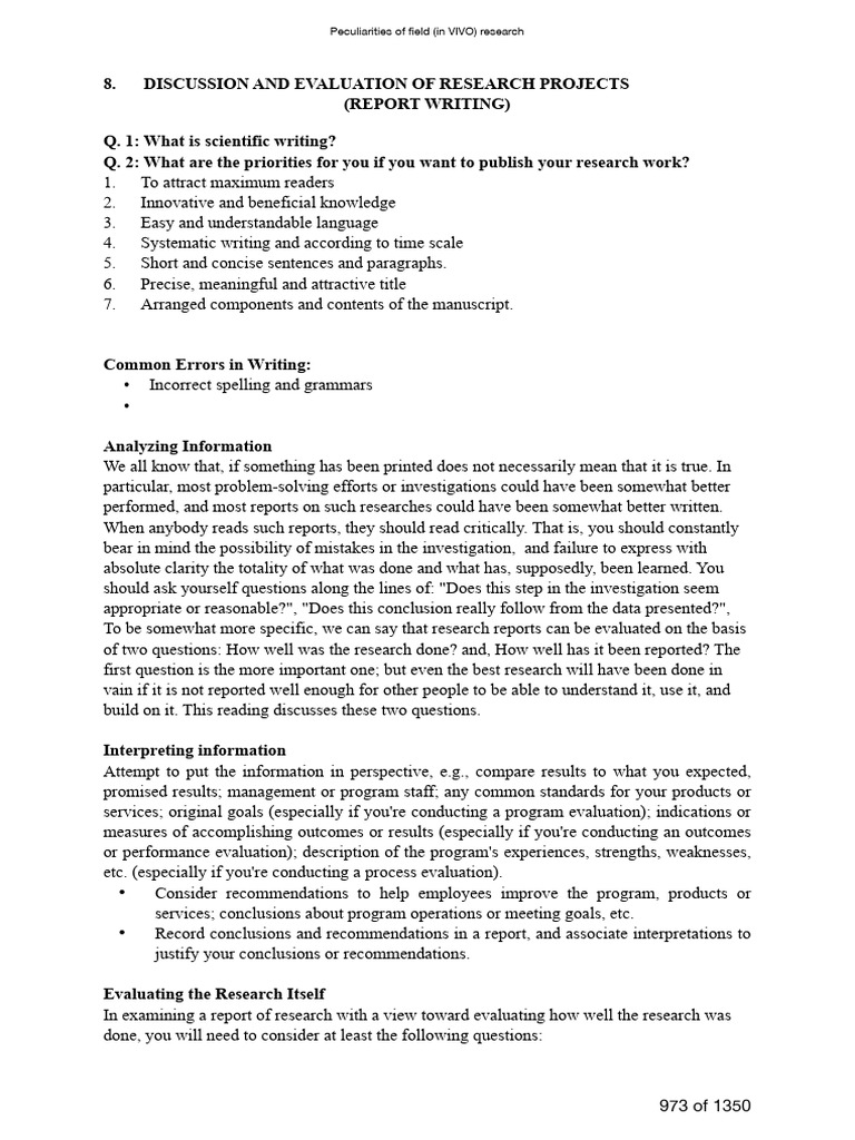 Notes - Preparing Manuscript | PDF | Statistics | Hypothesis