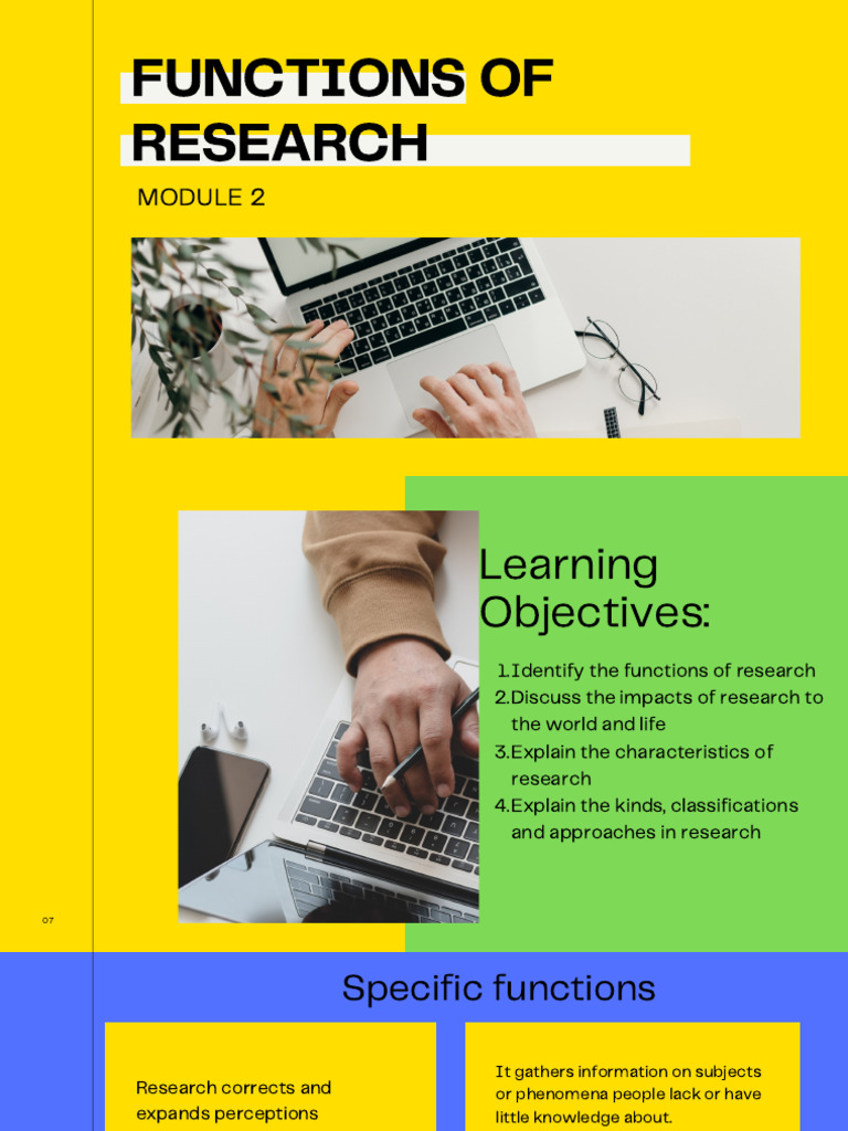 Functions and Types of Research Explained | PDF