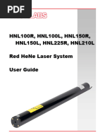 Laser He-Ne-Manual I | PDF | Electrical Engineering | Equipment
