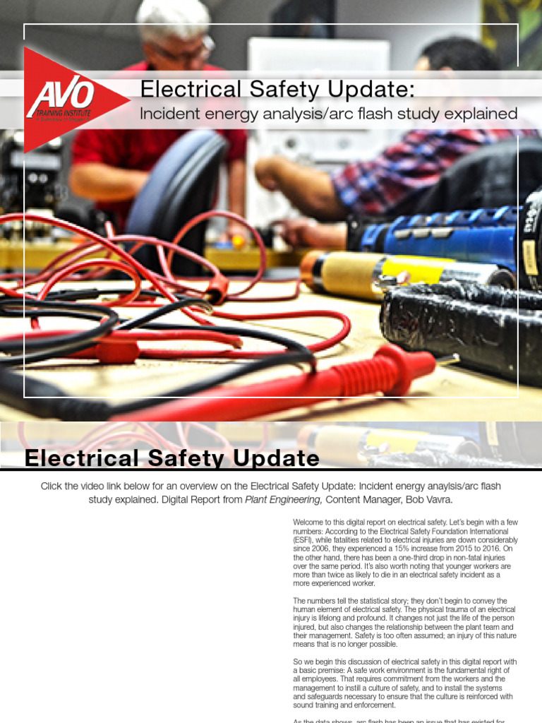 Electrical Safety Update | PDF | Electricity | Electrical Engineering