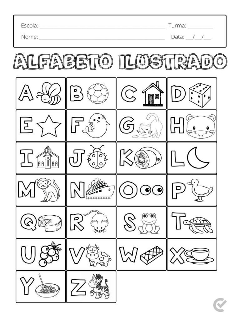 Alfabeto Ilustrado | PDF