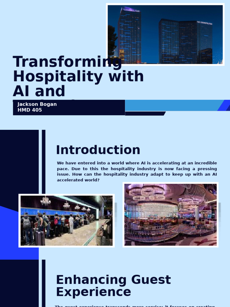 AI Transforming Hospitality Experience | PDF | Artificial Intelligence ...