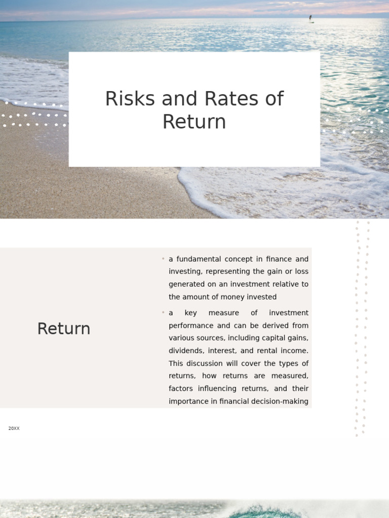 Understanding Investment Risks and Returns | PDF | Derivative (Finance ...
