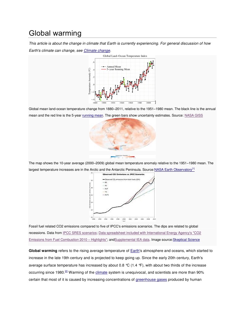 Understanding Global Warming Trends | PDF | Global Warming | Greenhouse Gas