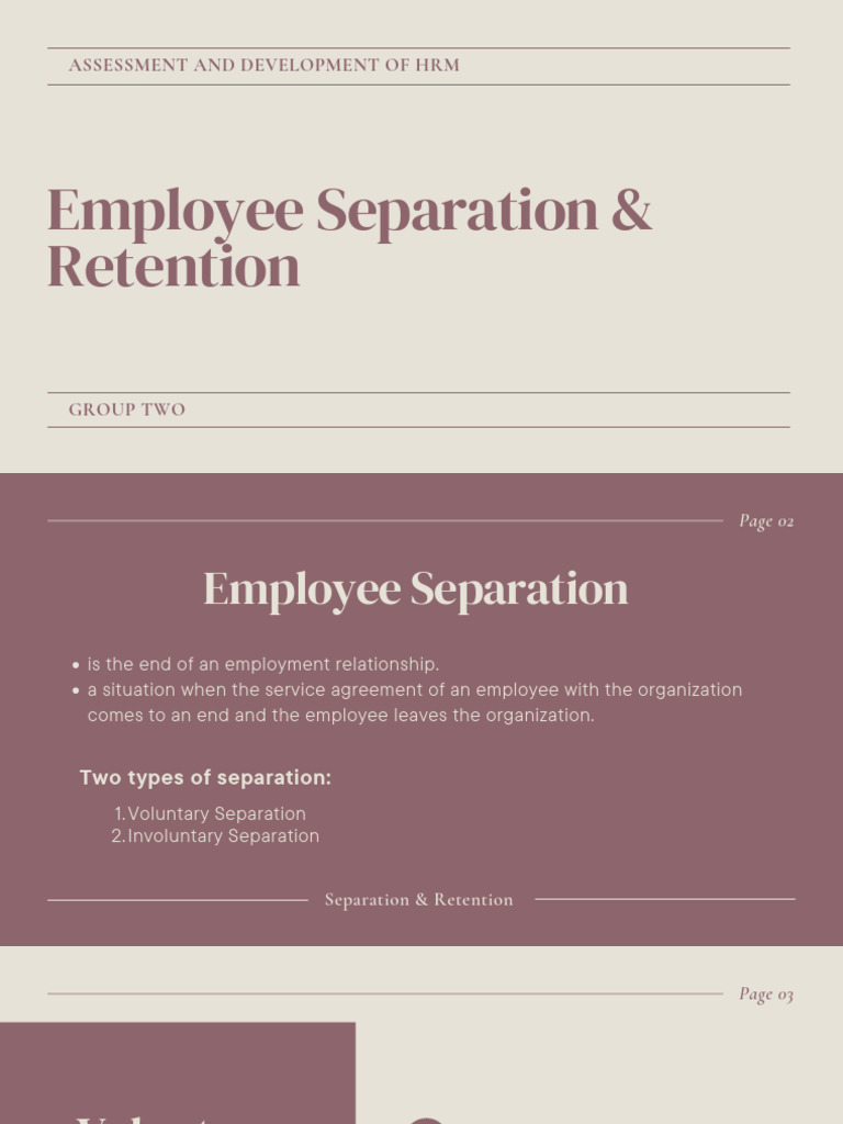 Mod 9 - RetentionSeparation | PDF | Employee Retention | Employment