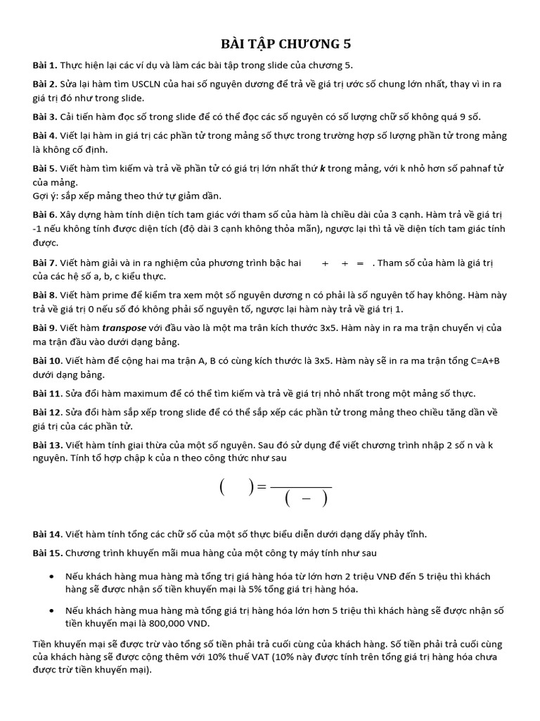 Cau Truc Du Lieu Va Giai Thuat Nguyen Duy Hiep Exercise - Chapter5 ...