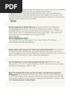 Creating Meetings in Procore | PDF | Cyberspace | Software