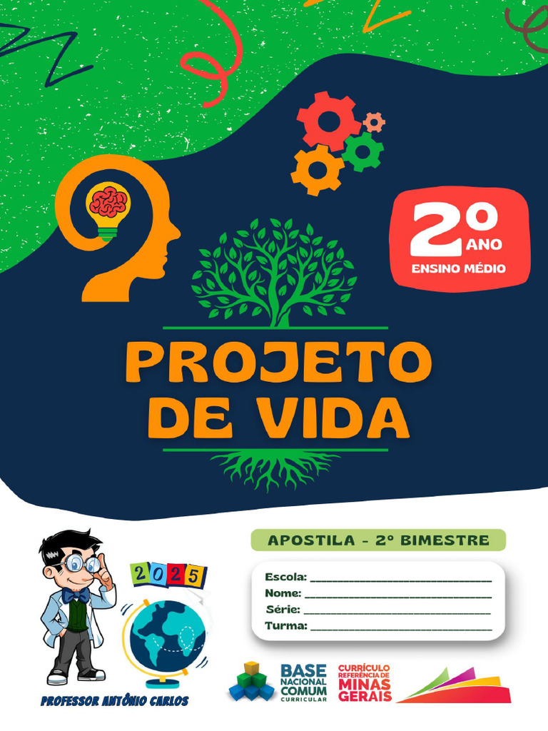 2º Bimestre - Apostila - 2º Ano - Projeto de Vida - Ensino Médio - 2025 ...