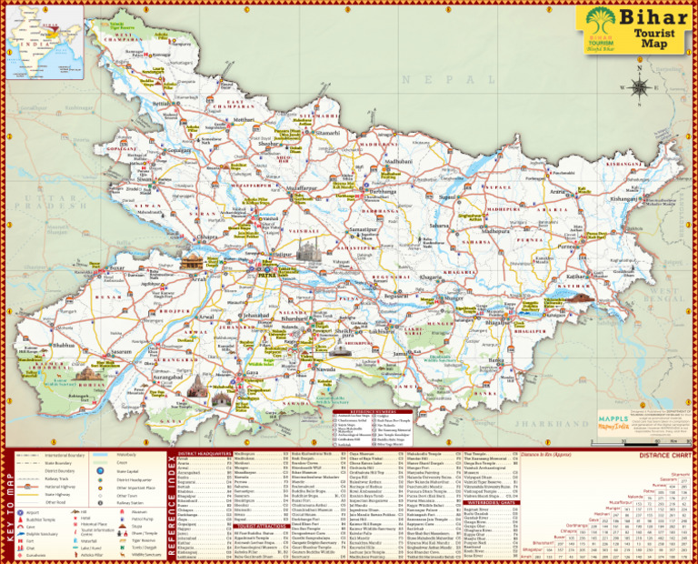 Bihar Tourist Map | PDF