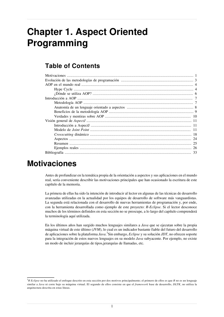 Introducción a la Programación Orientada a Aspectos | PDF | Java ...