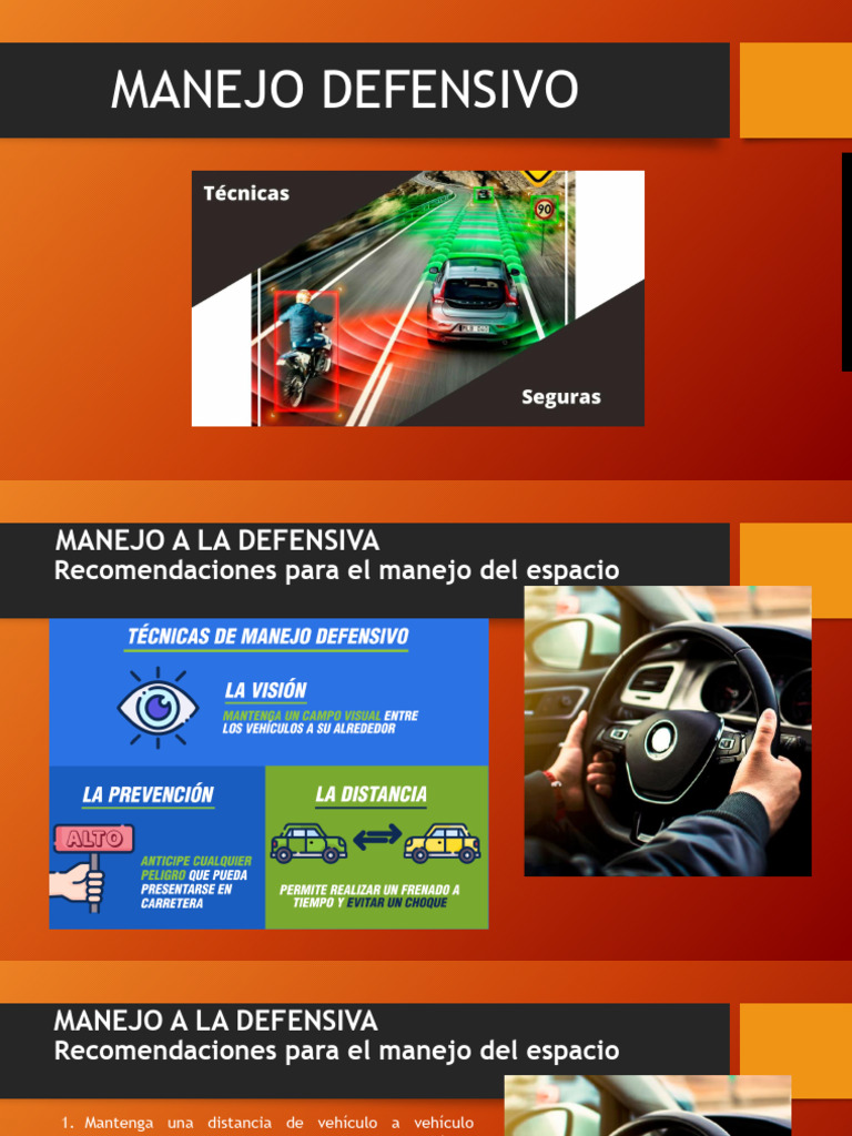 Recomendaciones para Manejo Defensivo | PDF | Accidente de tráfico | La ...
