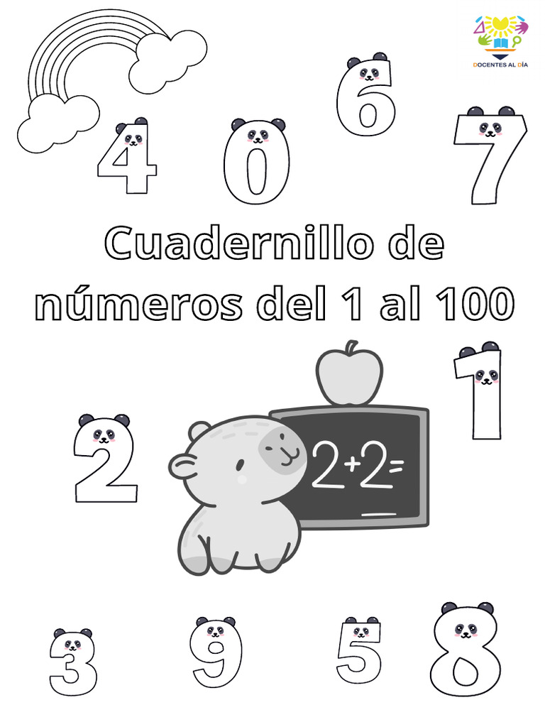 Cuadernillo de Números del 1 al 100 | PDF