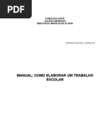 Download MANUAL COMPLETO Como Elaborar Um Trabalho Escolar by Jernimo Medeiros SN85333611 doc pdf