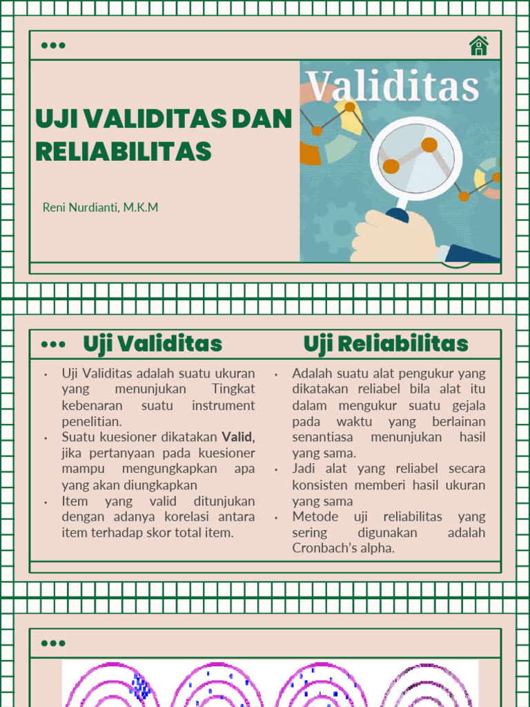 Uji Validitas dan Reliabilitas Kuesioner | PDF