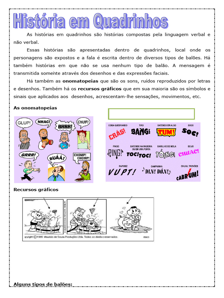 Produção de Histórias em Quadrinhos | PDF