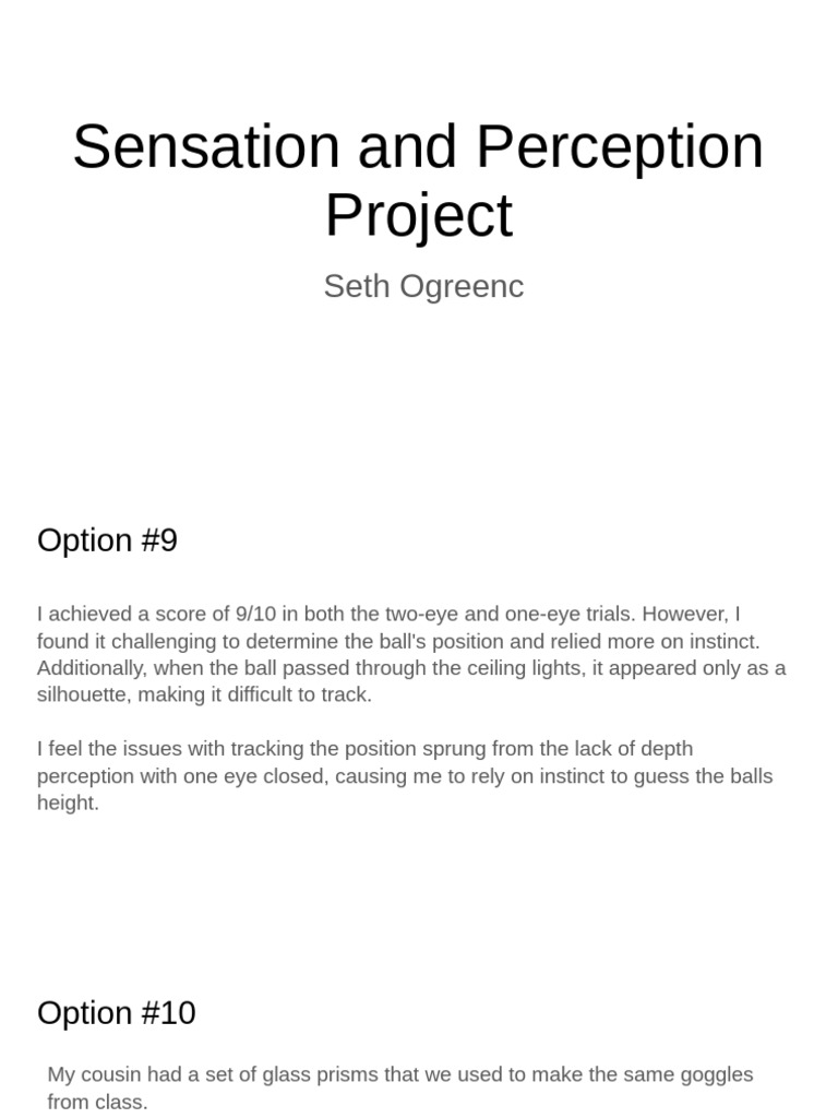 Understanding Sensation and Perception | PDF | Senses | Color