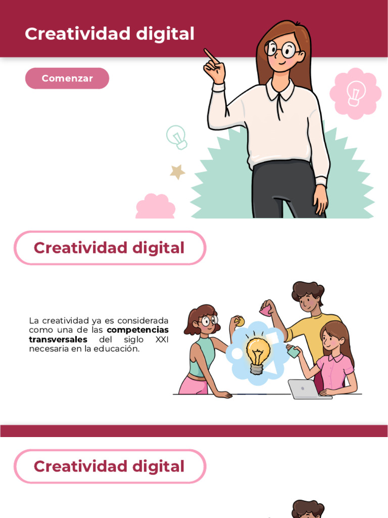 Importancia de la Creatividad Digital | PDF | Creatividad | Educación ...