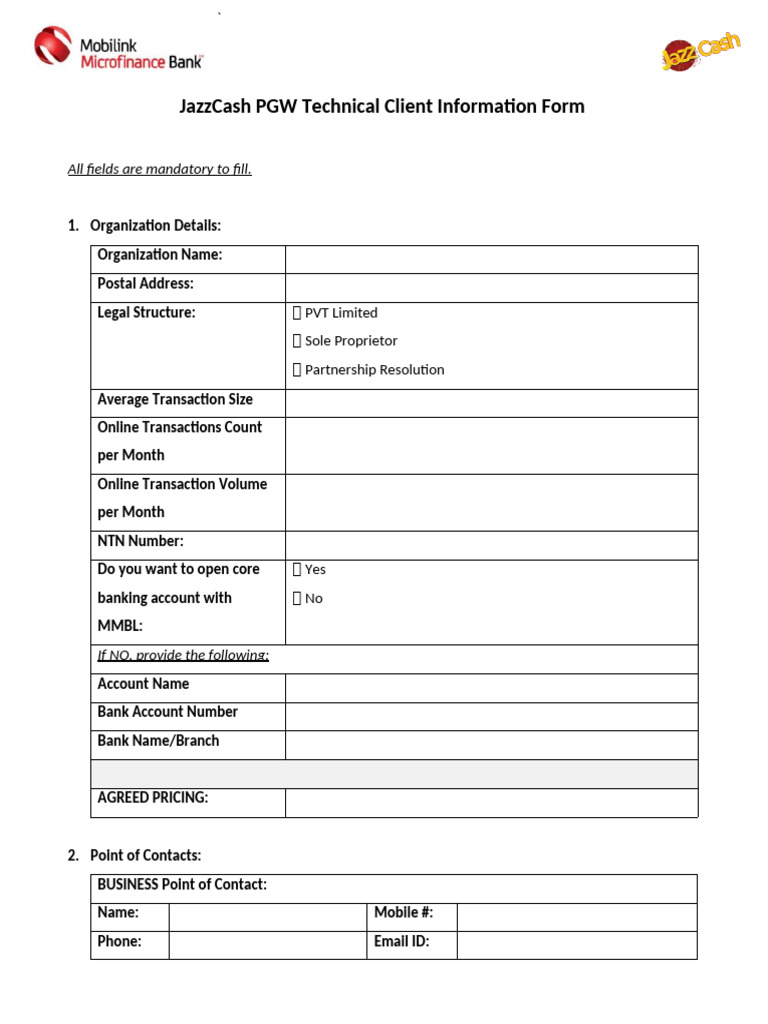 JazzCash PGW Integration Form | PDF | Payments | Computing