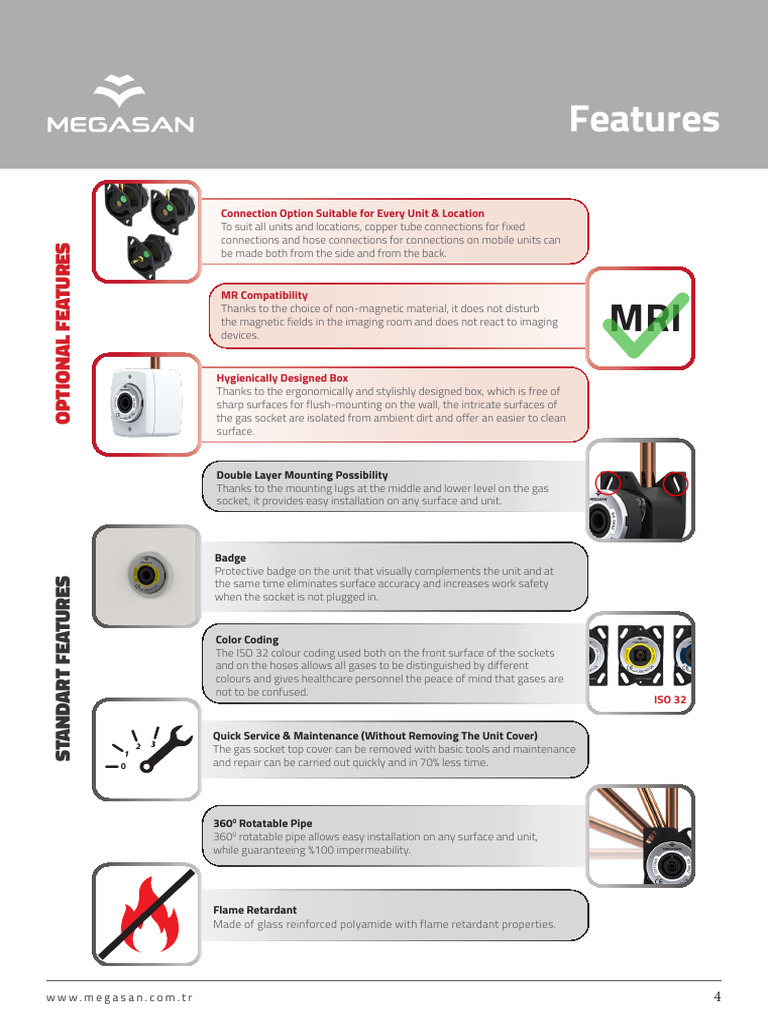 Gas Socket Installation & Features Guide | PDF | Equipment