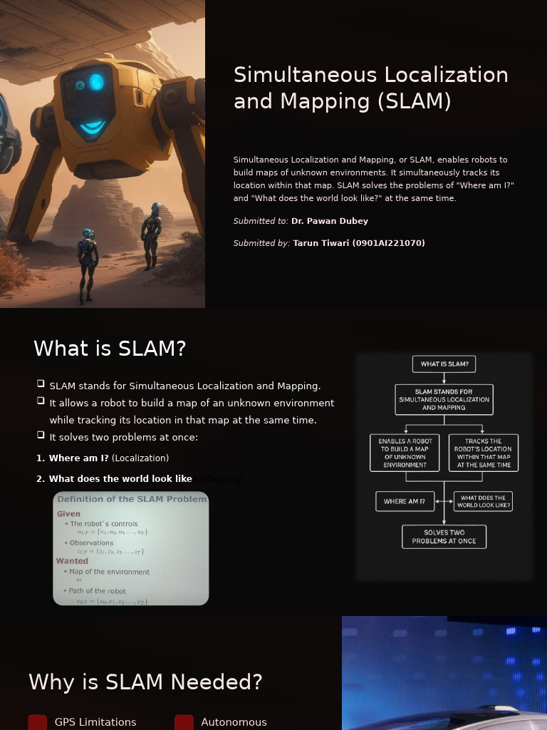 Simultaneous Localization and Mapping | PDF