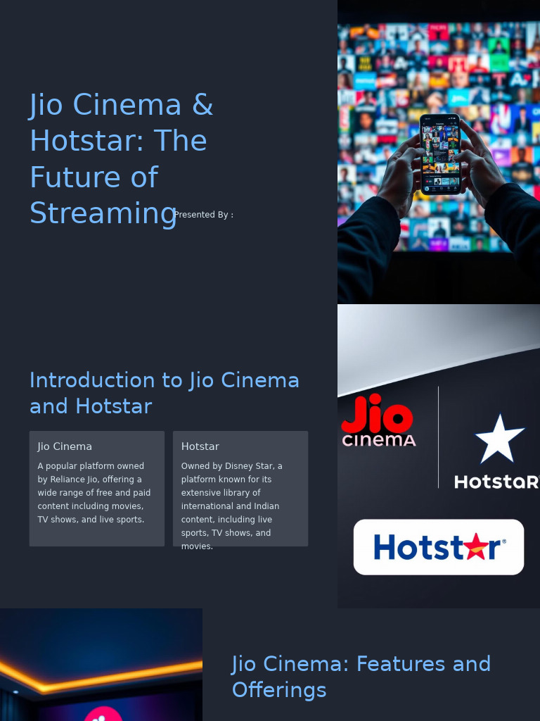 Jio Cinema & Hotstar: Streaming Insights | PDF | Streaming Media ...