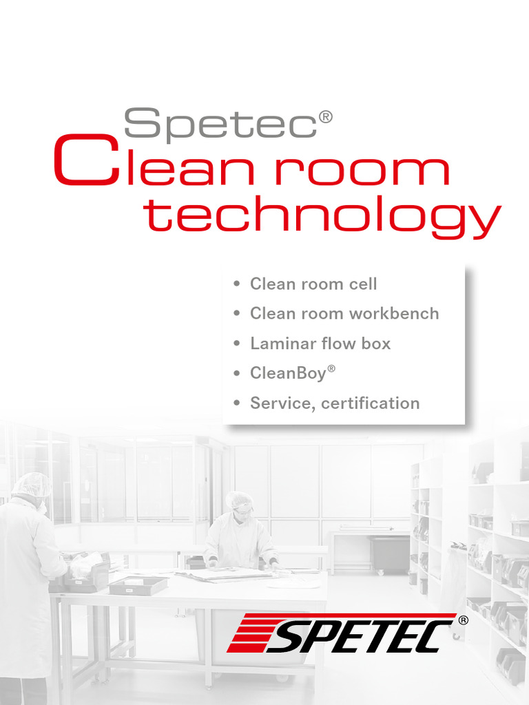 Clean Room Technology Brochure | PDF | Filtration