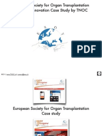 ESOT Case Study TNOC.ch European Society for Organ Transplantation Conference Innovations