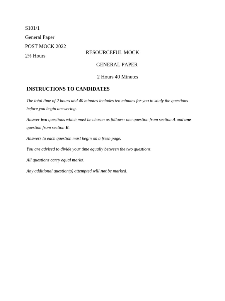 General Paper 44 | PDF | Taxes