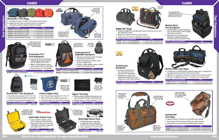 Tool Cases | PDF | Backpack | Equipment
