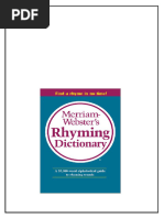 韦伯斯特押韵词典Merriam.Webster s.Rhyming.Dictionary | PDF ...