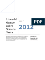 Linea Del Tiempo Sobre Semana Santa