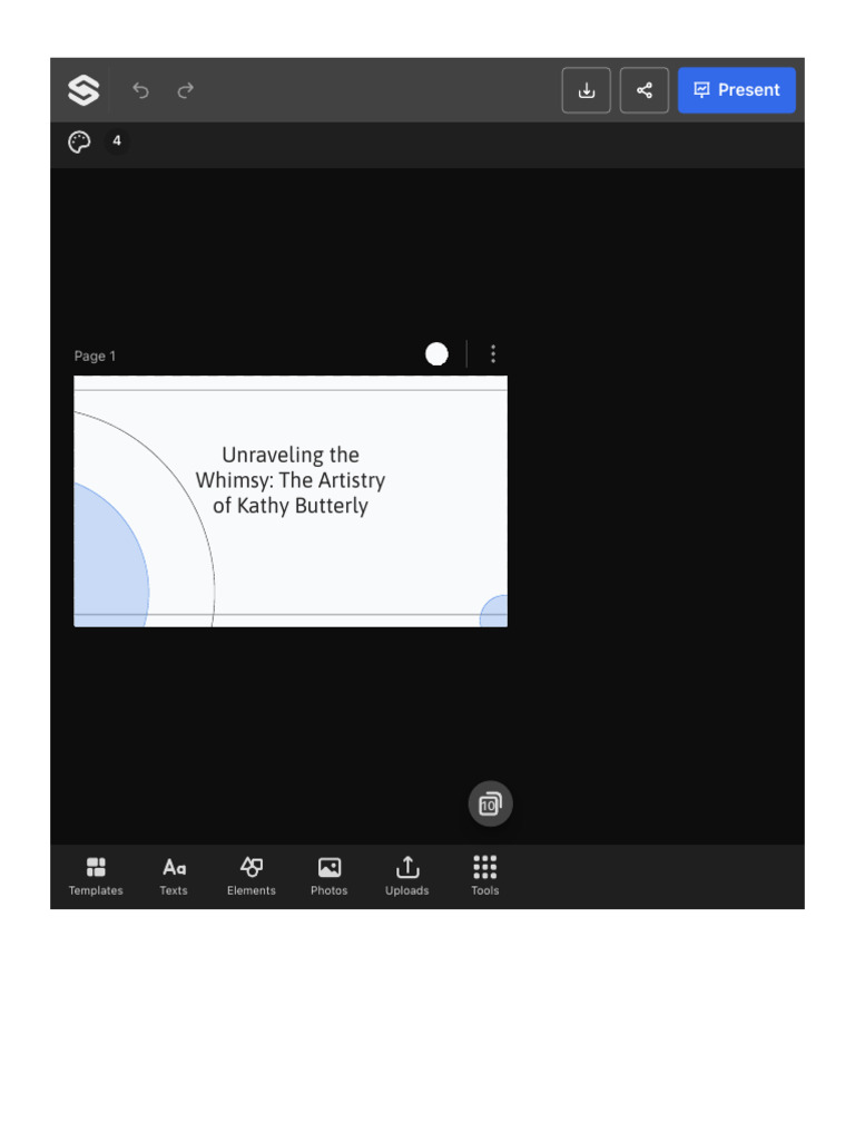 Unraveling The Whimsy - The Artistry of Kathy Butterly - Slidesgo | PDF