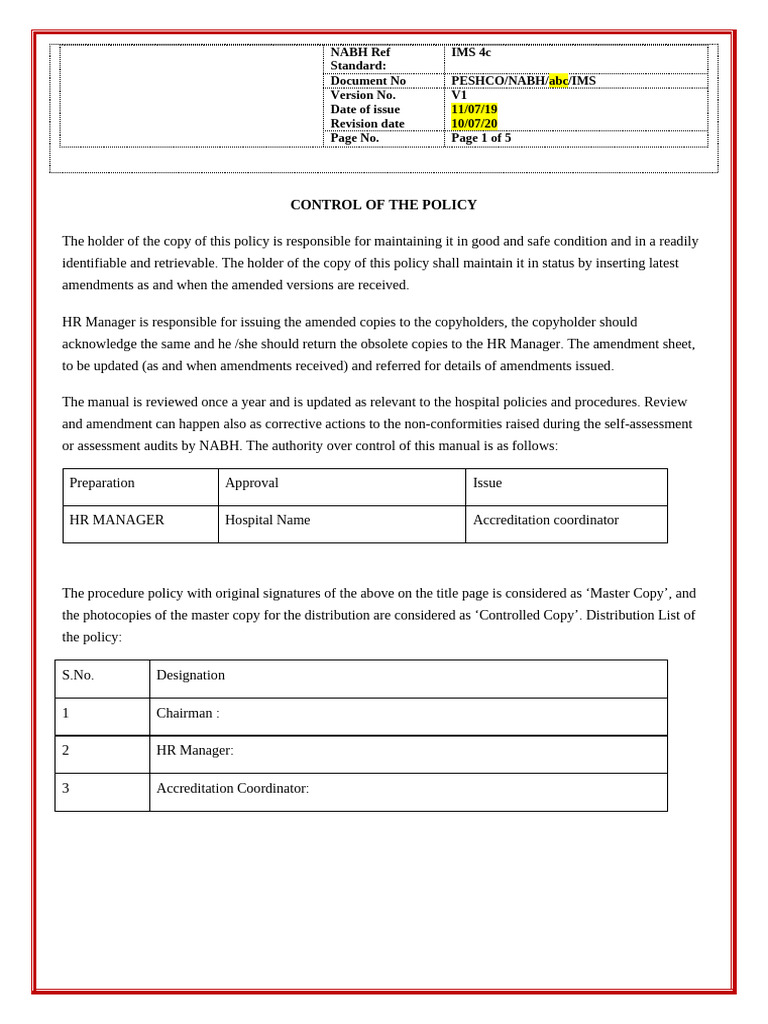 Patient Record Access Policy Guide | PDF | Medical Record | Health Care
