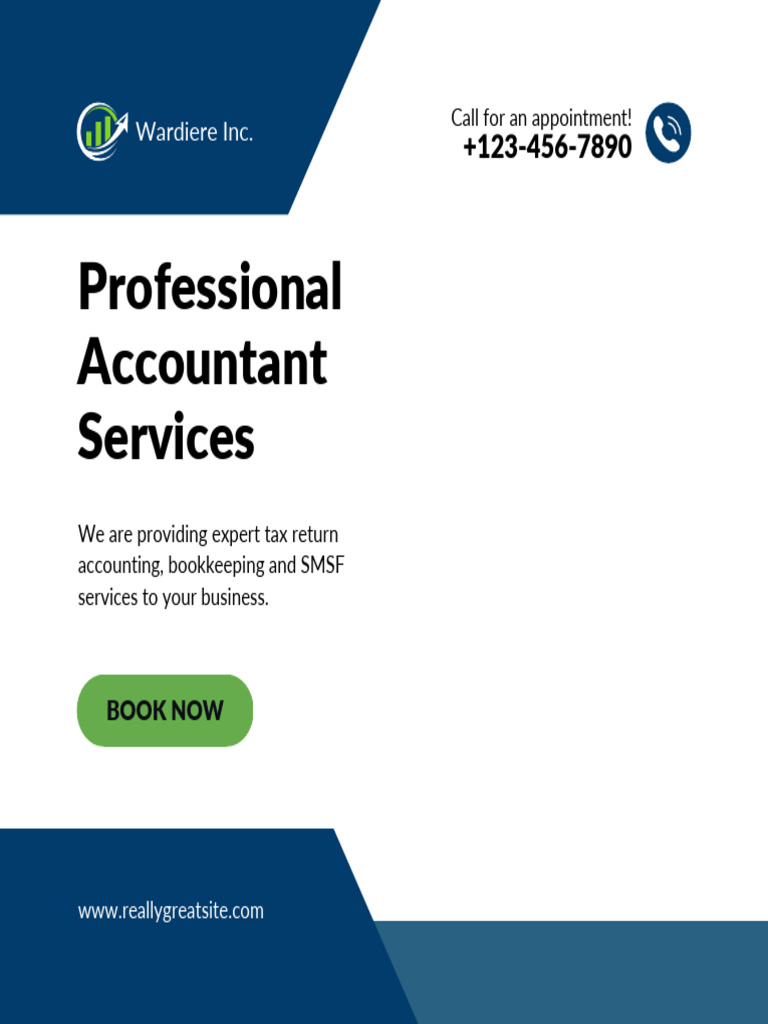 White Blue Accountant Services Instagram Post | PDF