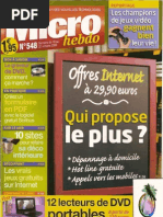 Micro Hebdo 548 - Semaine Du 16 Au 22 Octobre 2008 ALEX