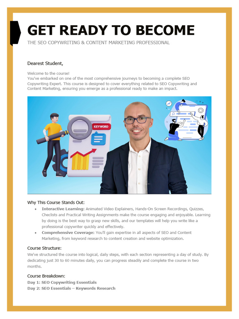 SEO Copywriting Course Overview | PDF | Search Engine Optimization ...