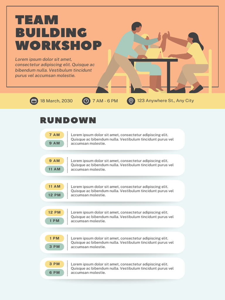 Team Building Workshop Schedule | PDF