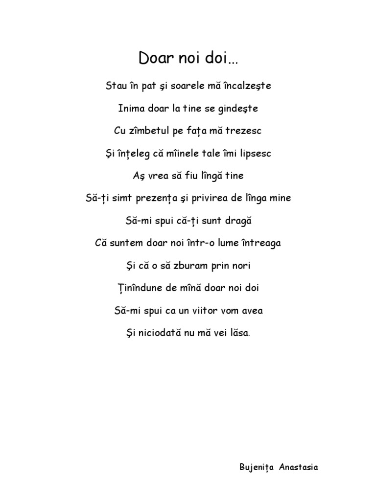 Doar Noi Doi