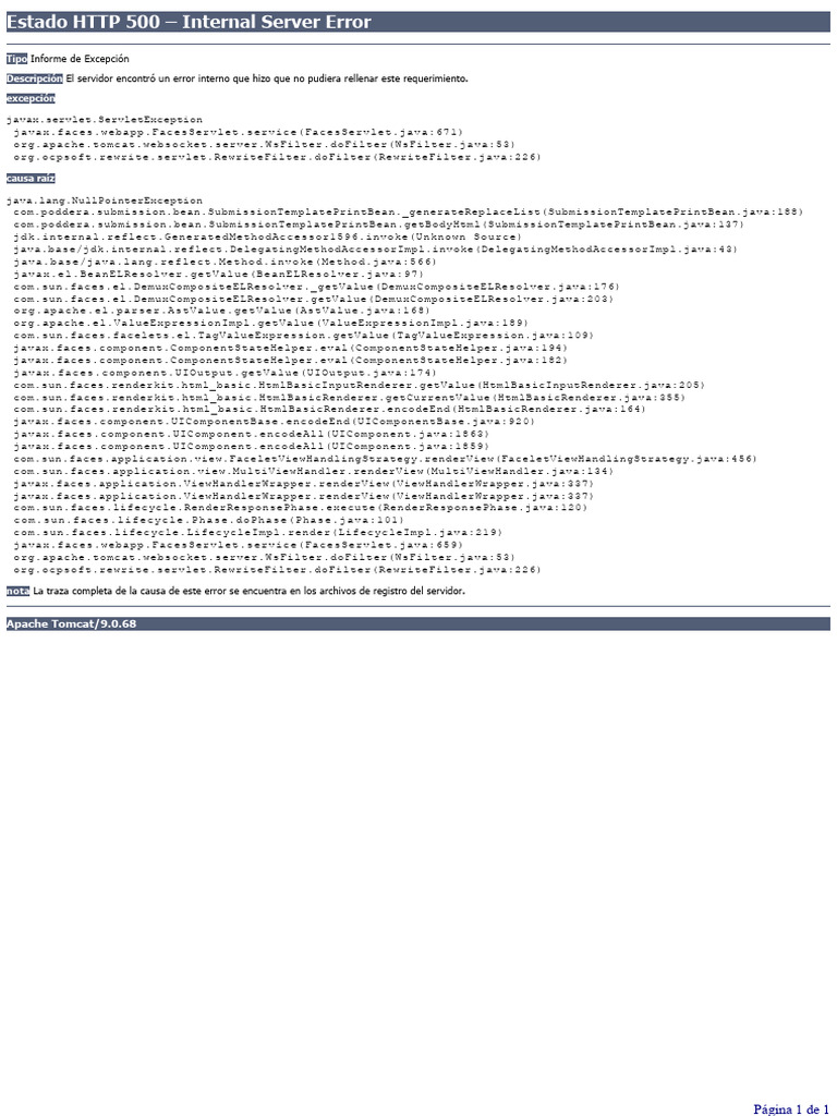 HTTP 500 Error: Internal Server Issue | PDF | Hypertext Transfer Protocol
