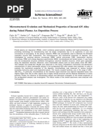 Holistic Analysis of L-PBF IN625 Properties | PDF | Hardness | 3 D