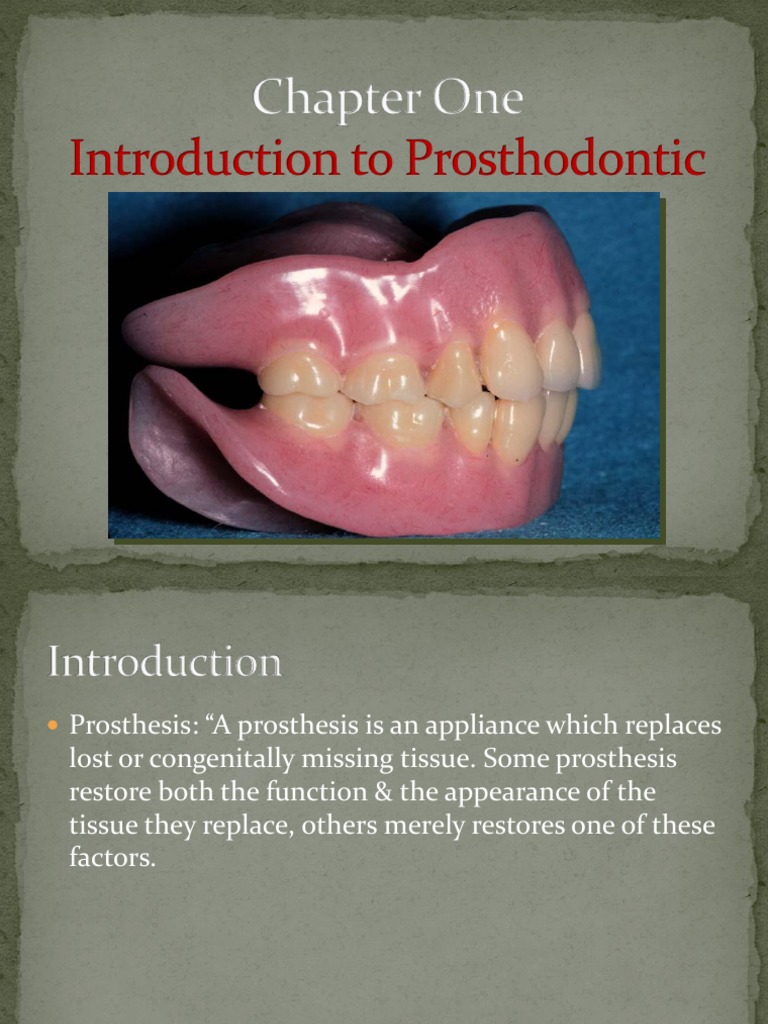 Complete Denture Prosthodontics Overview | PDF | Dentures | Dentistry