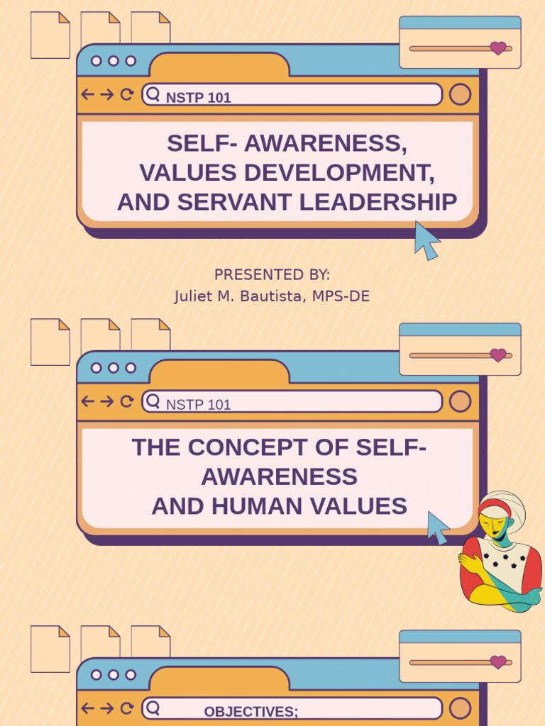 Self-Awareness and Servant Leadership Guide | PDF | Leadership | Self ...