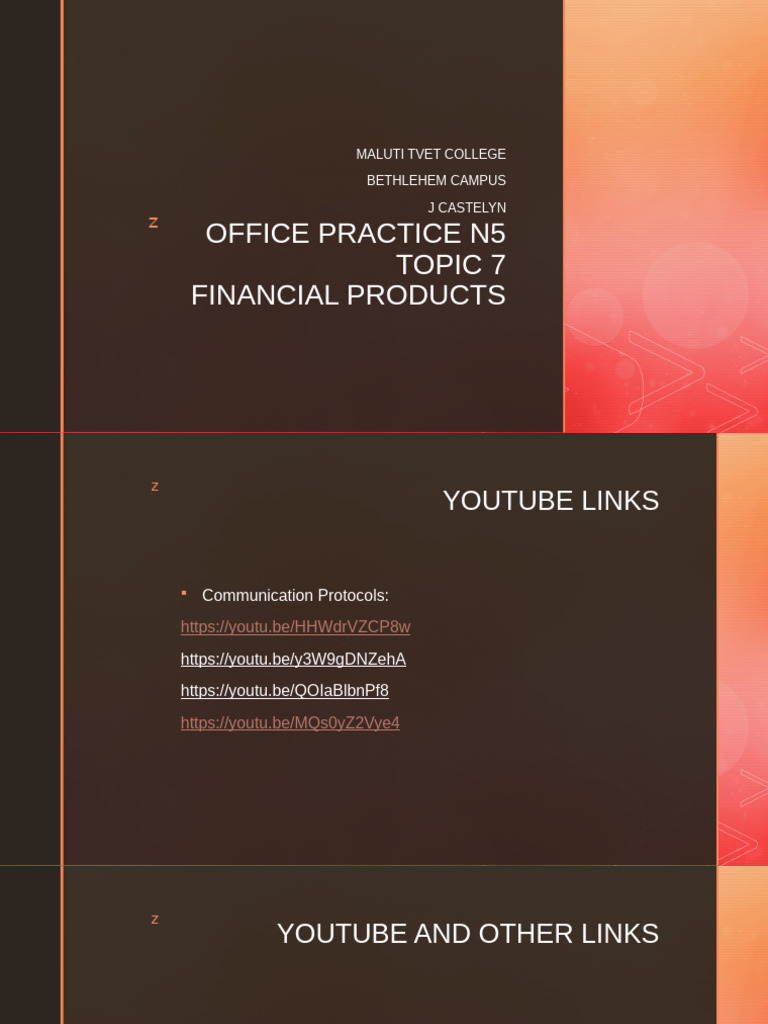 N5 Office Practice Topic 7 | PDF