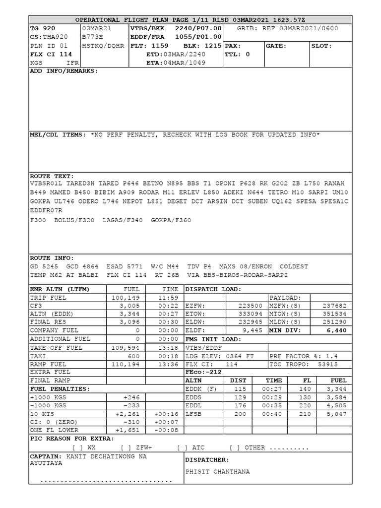 Tha09201 210303 | PDF | Aircraft | Aviation