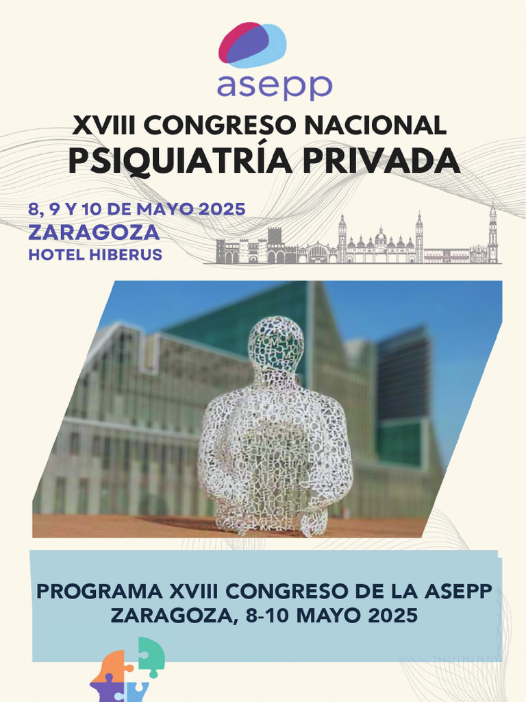XVIII Congreso ASEPP 2025 en Zaragoza | PDF | Sicología | Medicina
