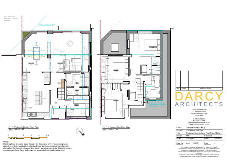 2013 SK05 Proposed Ground and First and Plans | PDF | Interior Design ...
