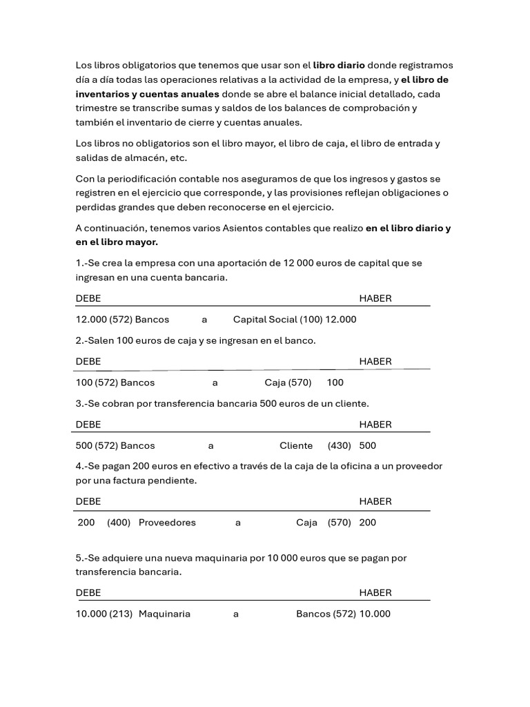 contabilidad ejerc 4 | PDF | Contabilidad | Estado financiero
